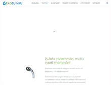 Tablet Screenshot of ekosuihku.fi